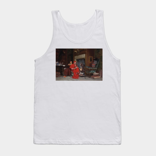 The Committee on Moral Books by Jehan Georges Vibert Tank Top by Classic Art Stall